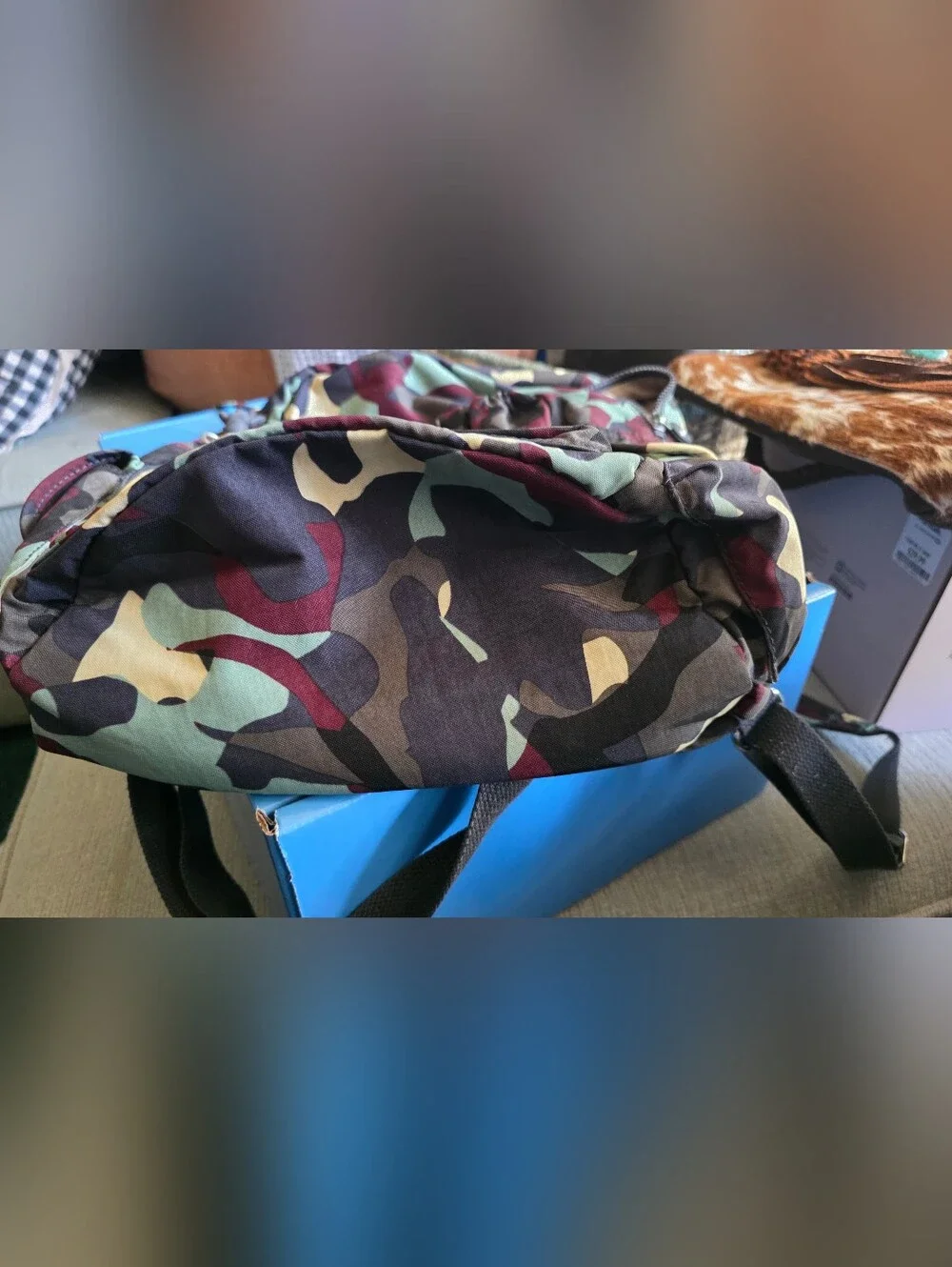 Kipling Men’s Camouflage Backpack - Multicolor